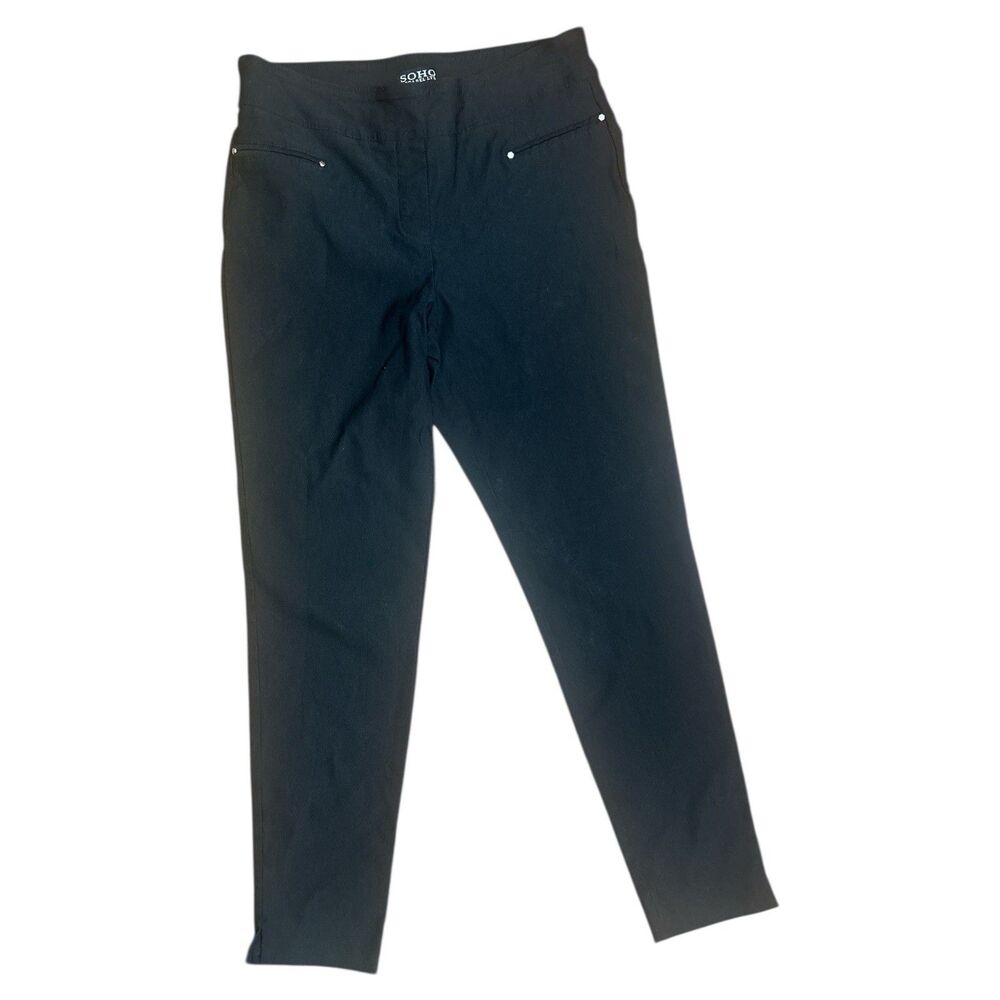 Soho Black Women’s Pants Stretchy Size M Medium